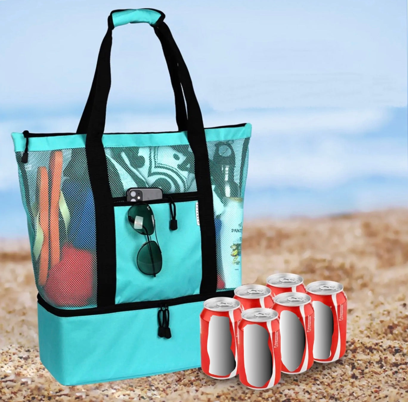 BEACH BAG WITH COOLER