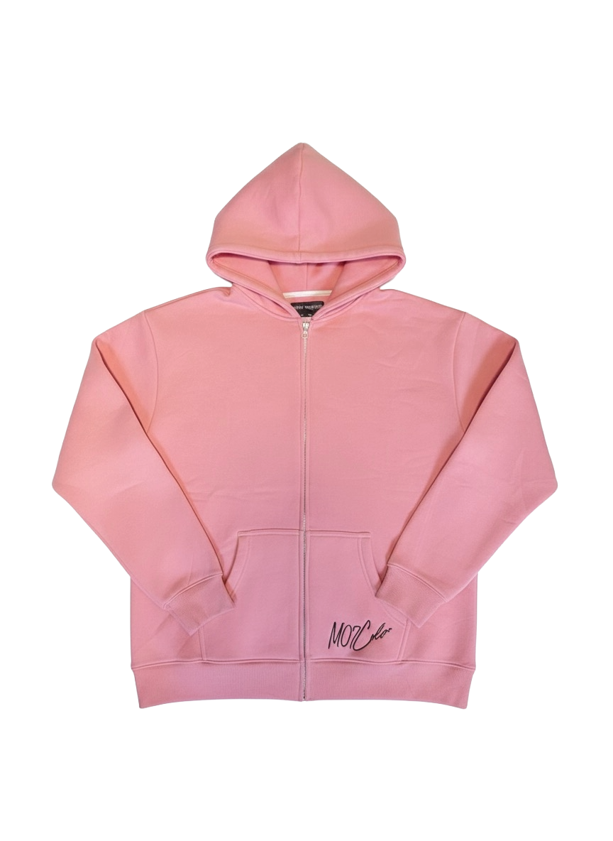 ZIP HOODIE Rosa