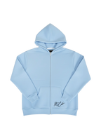 ZIP HOODIE Blau